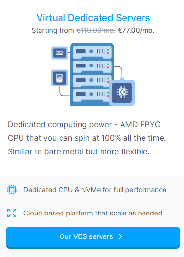 Virtual Dedicated Servers