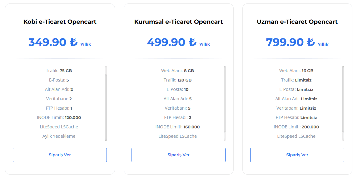 Opencart Hosting ile E-ticaret Sitenizi Zirveye Taşıyın